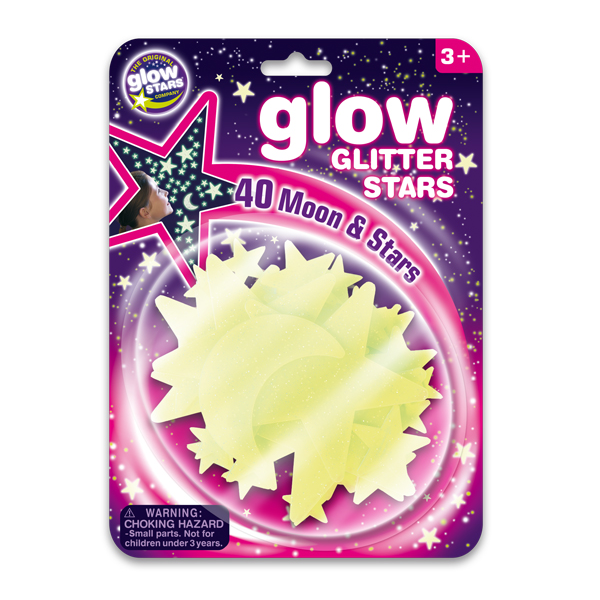 Glow Glitter Stars