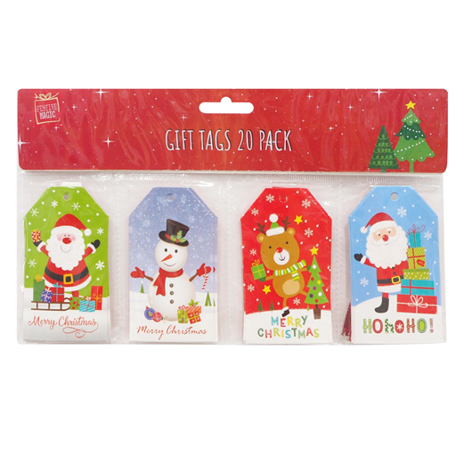 20 Pack Christmas Gift Tags