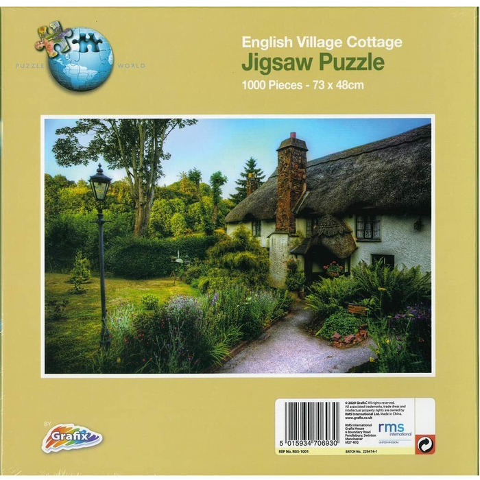 1000 Pieces English Village Cottage Puzzle