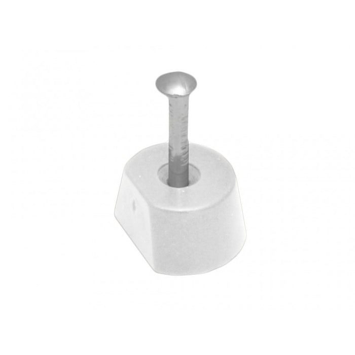15mm Diameter White Nail In Shelf Supports 14pk