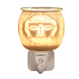 Electric Plug In Wax Melt Burner 12cm Satin Buddha