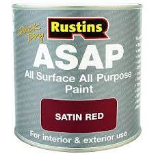 All Purpose Paint - 250ml Satin Red
