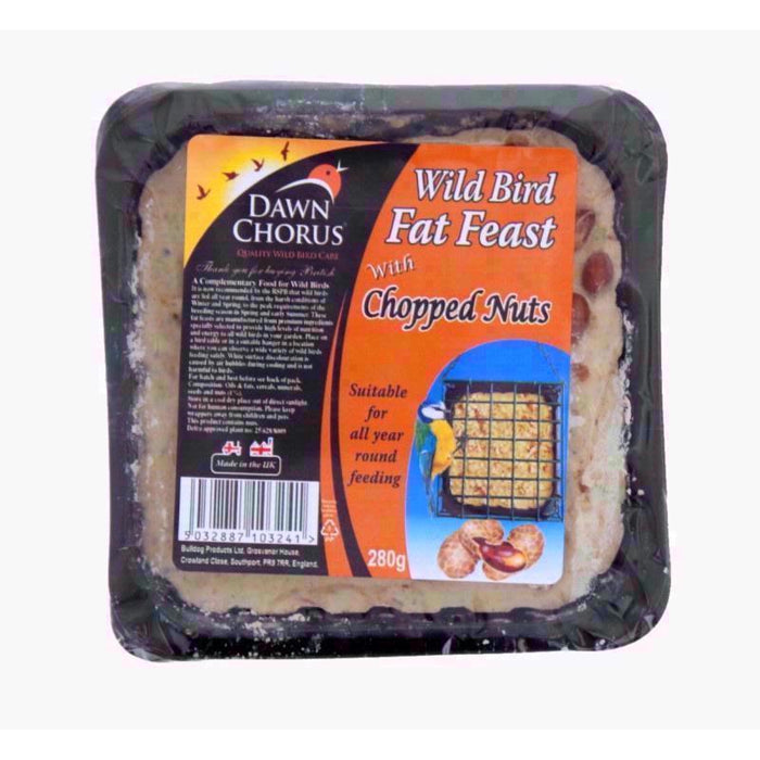 Wild Bird Fat Feast With Chopped Nuts