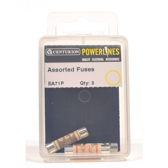 Assorted Fuses (Pack of 3)