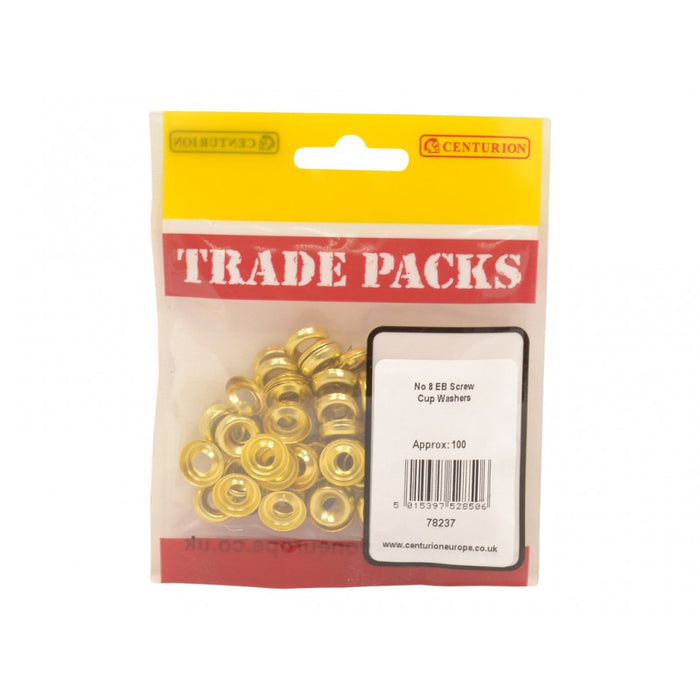 Screw Cup Washers - EB - No 8 (100 PK)