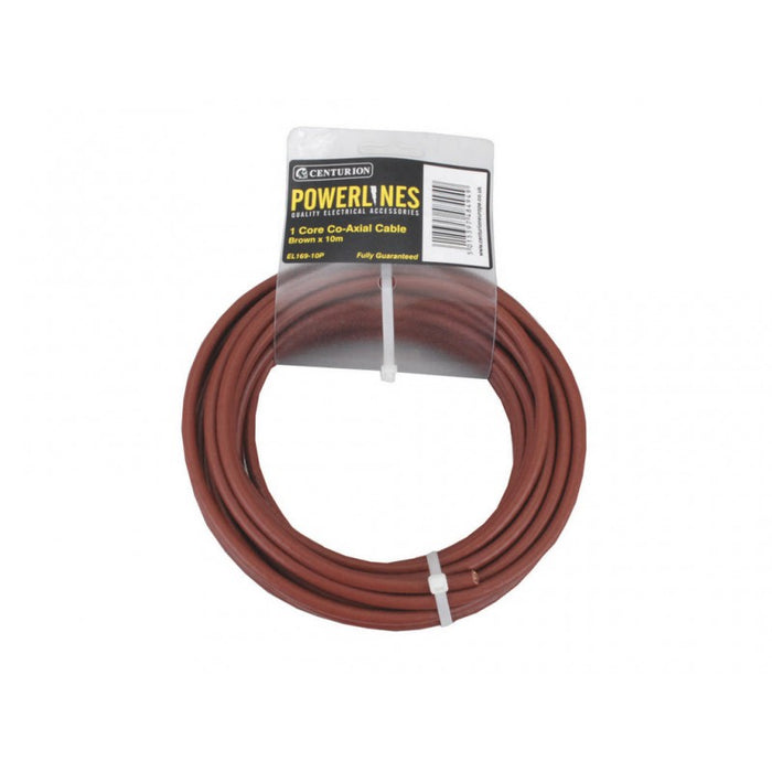 Brown x 10m Co-Axial Cable