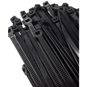 200 x 3.5mm Black Cable Ties (75 Pack)