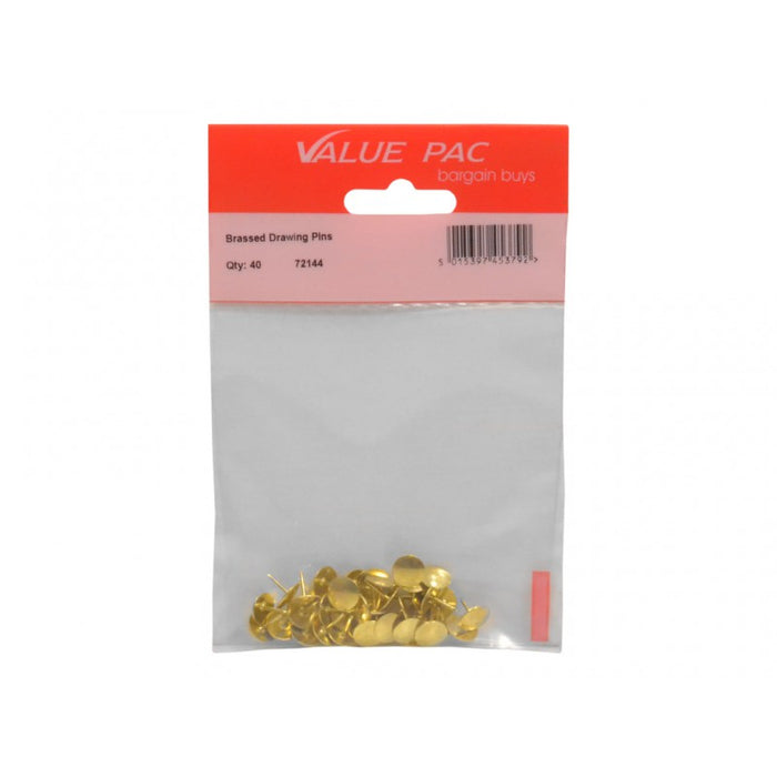 9.5mm Solid Head Drawing Pins 35pk