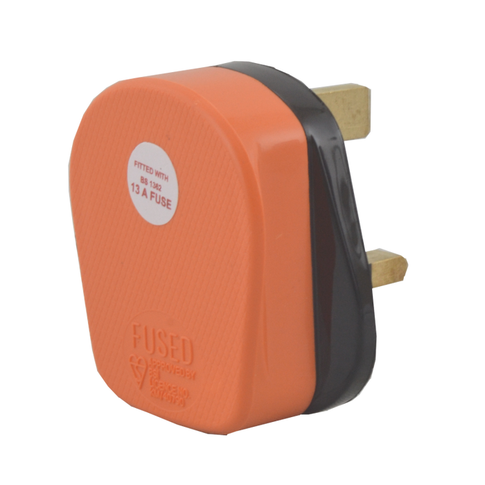 Orange Tough Plug - 13amp
