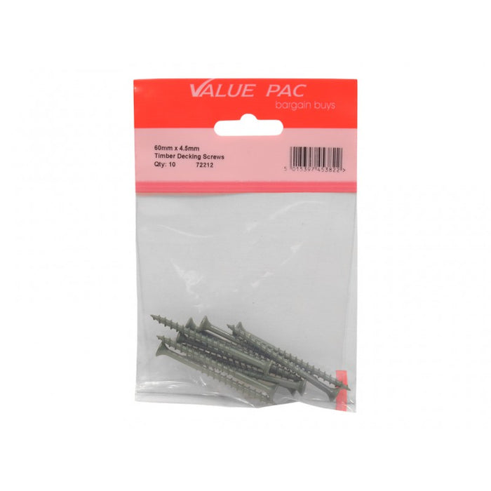 60mm x 4.5mm Timber Decking Screws