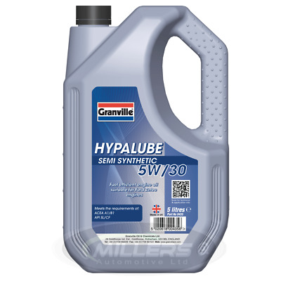 Hypalube Semi Synthetic 5W/30 - 5 Litres
