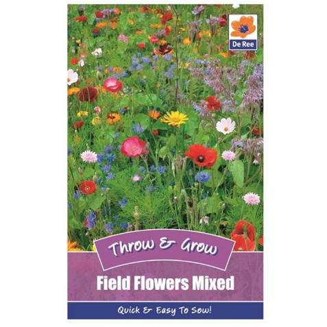 Throw & Grow Field Flowers Mixed