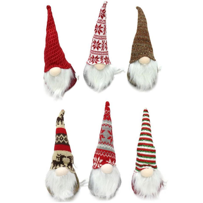 23cm Knitted Hat Nordic Santa Gonk