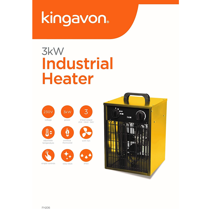 3kW Industrial Heater