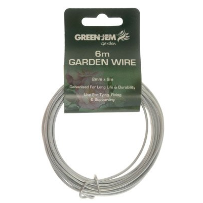 6m Galvanised Garden Wire