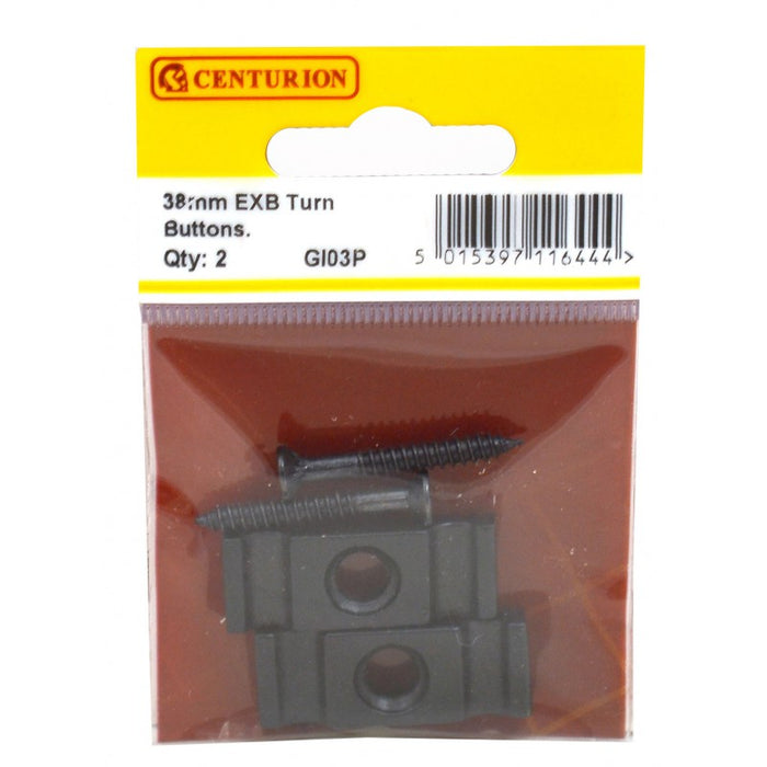 38mm EXB Turn Button (Pack of 2)