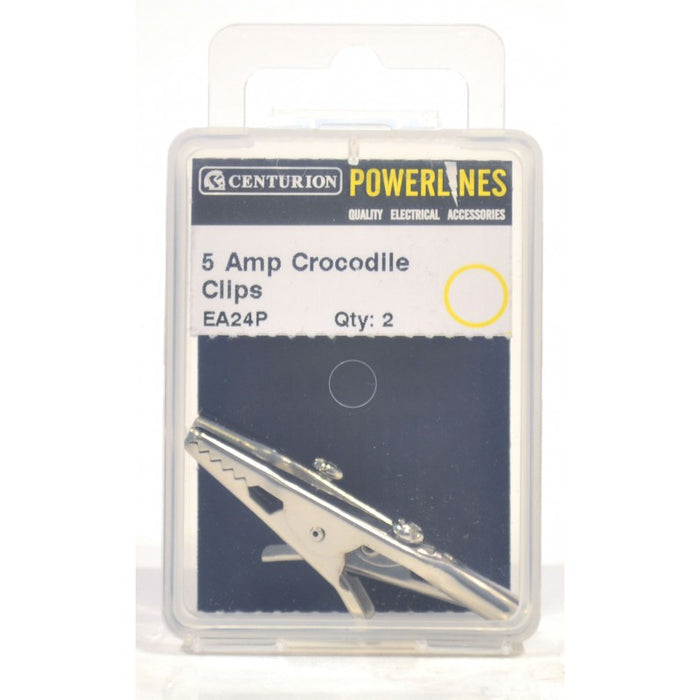 5 Amp Crocodile Clips (Pack of 2)