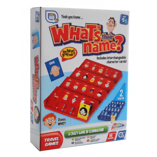 Games Hub “What's Their Name?” 2players Board Game age 6+