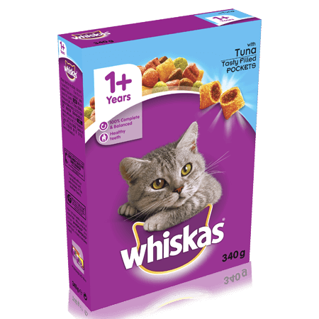 Whiskas 1+ Years Tuna Pockets 340g