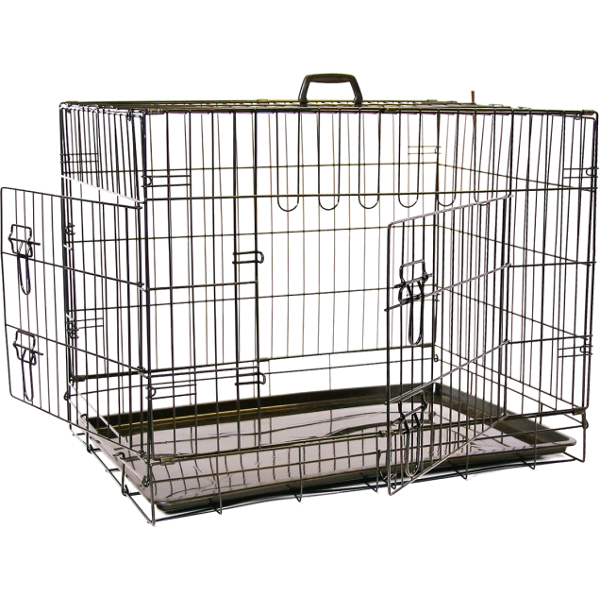 Two Door Dog Crate Large