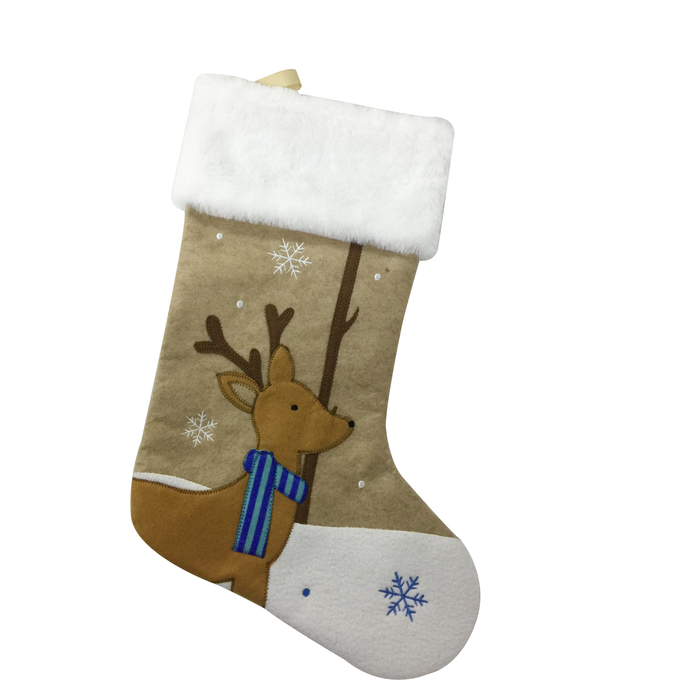 48cm Reindeer Stocking