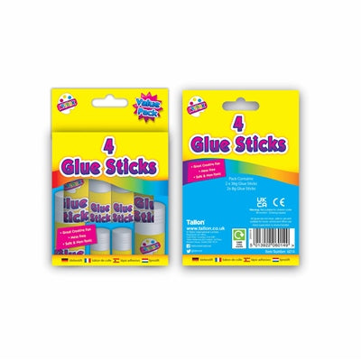4 Glue Sticks 2 x 36 gram + 2 x 8 gram