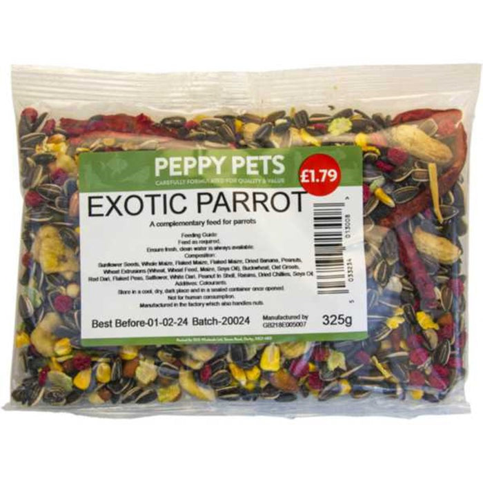 Exotic Parrot Food 325g