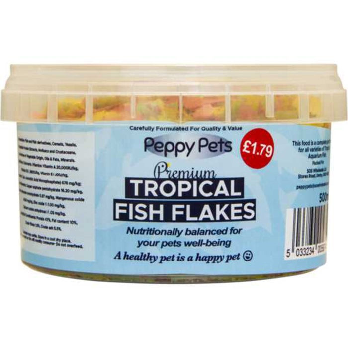 Premium Tropical Fish Flakes 500ml