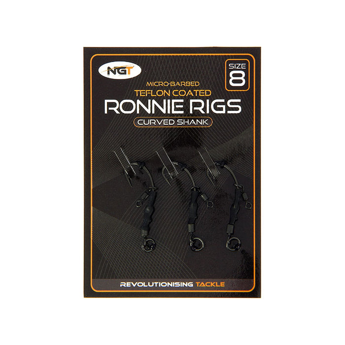 Triple Pack Ronnie Rigs - Size 8 Micro Barbed