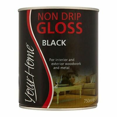 Non Drip Gloss - 750ml Black