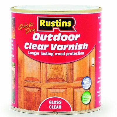 Outdoor Clear Varnish - 250ml Gloss